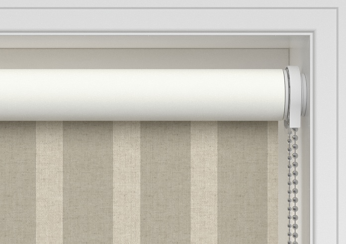 Emily Bond Parasol Stripe, Taupe - Twist&Fit Roller Blind - Image 10